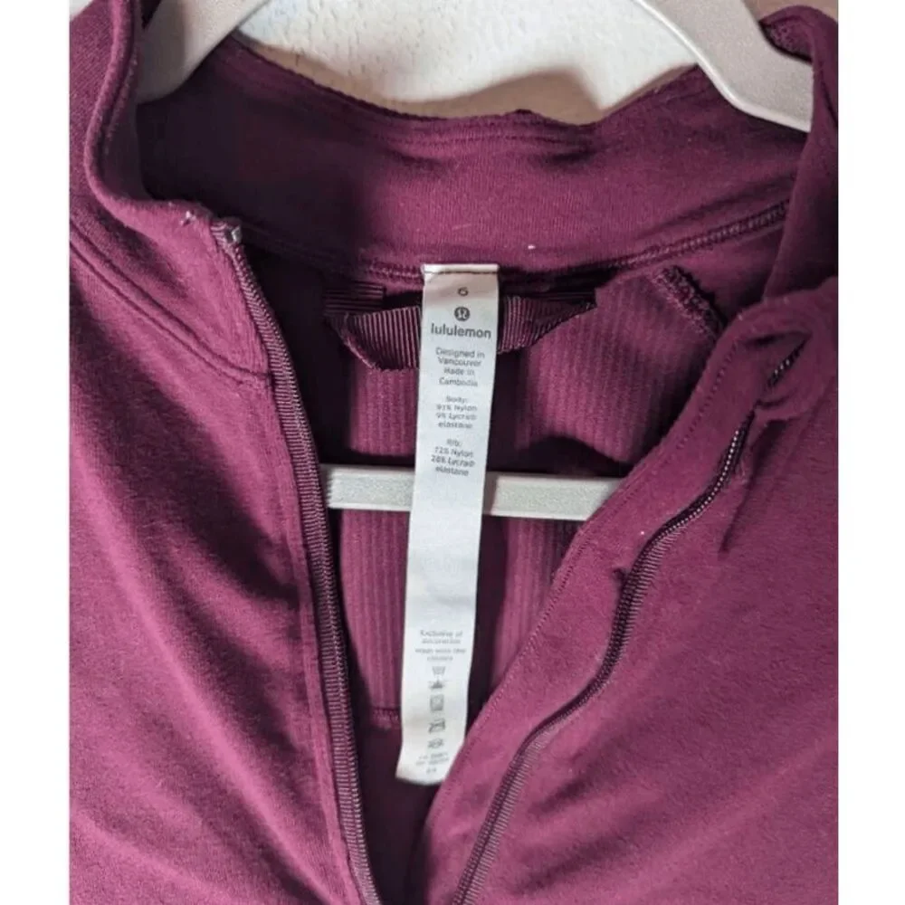 LULULEMON ATHLETICA Its Rulu Long Sleeve 'Dark Adobe' Size 6